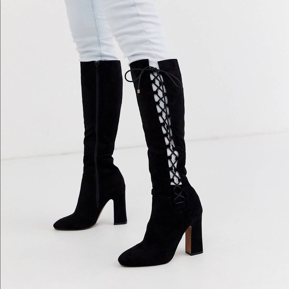 ASOS DESIGN Cecily High Heel Knee Boot 7